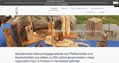Desktop Screenshot of holzkunst-jonas.de