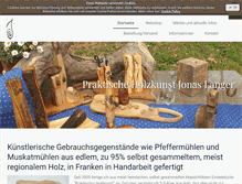 Tablet Screenshot of holzkunst-jonas.de